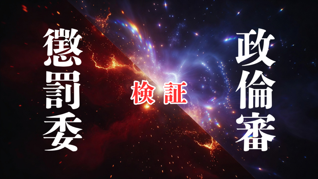 【検証】6月の「懲罰委」と9月の「政倫審」──なぜ議長のミスは袋叩きで、議長代行の不祥事は「3年前だから不問」なのか？
